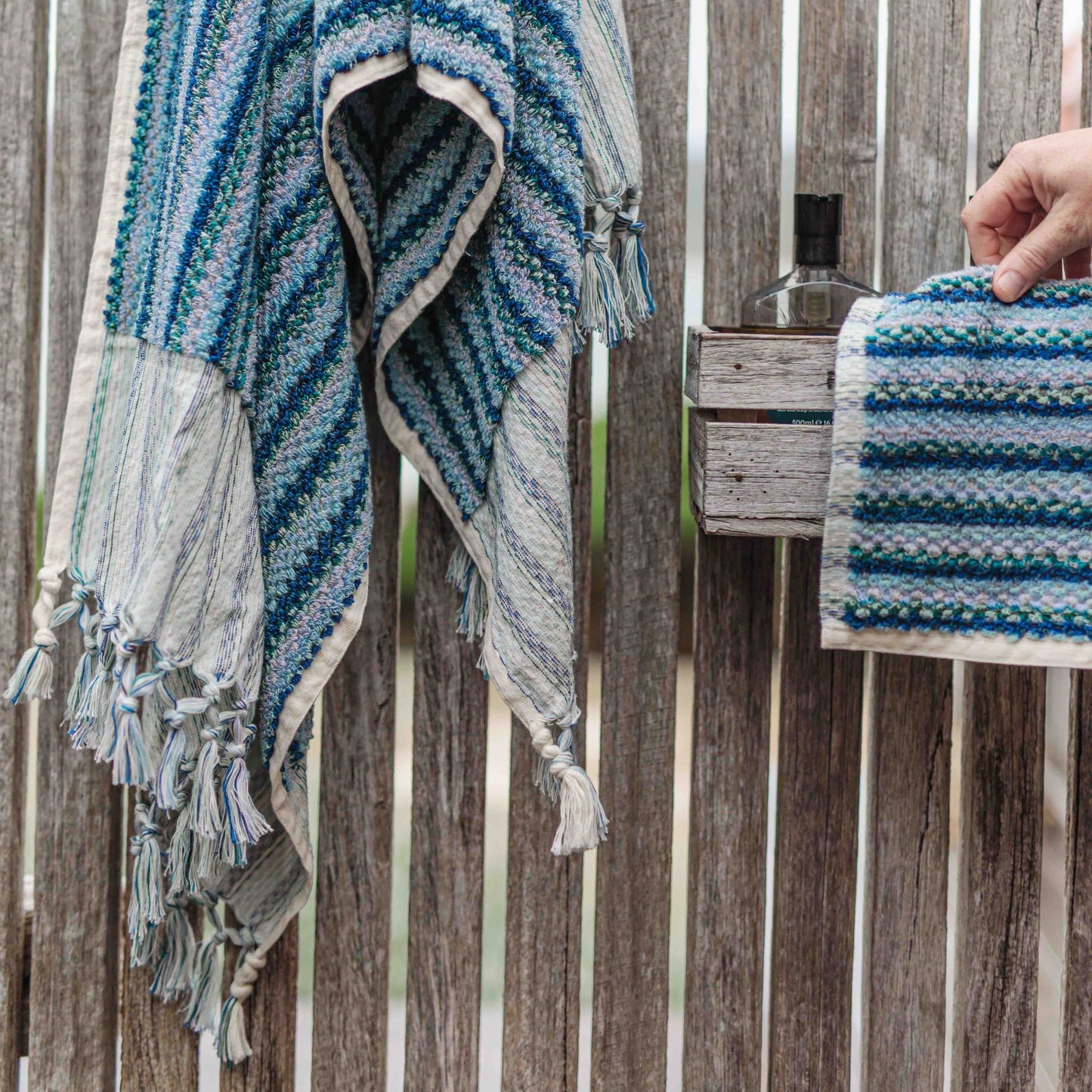 Sea Swept Swell Hand Towel