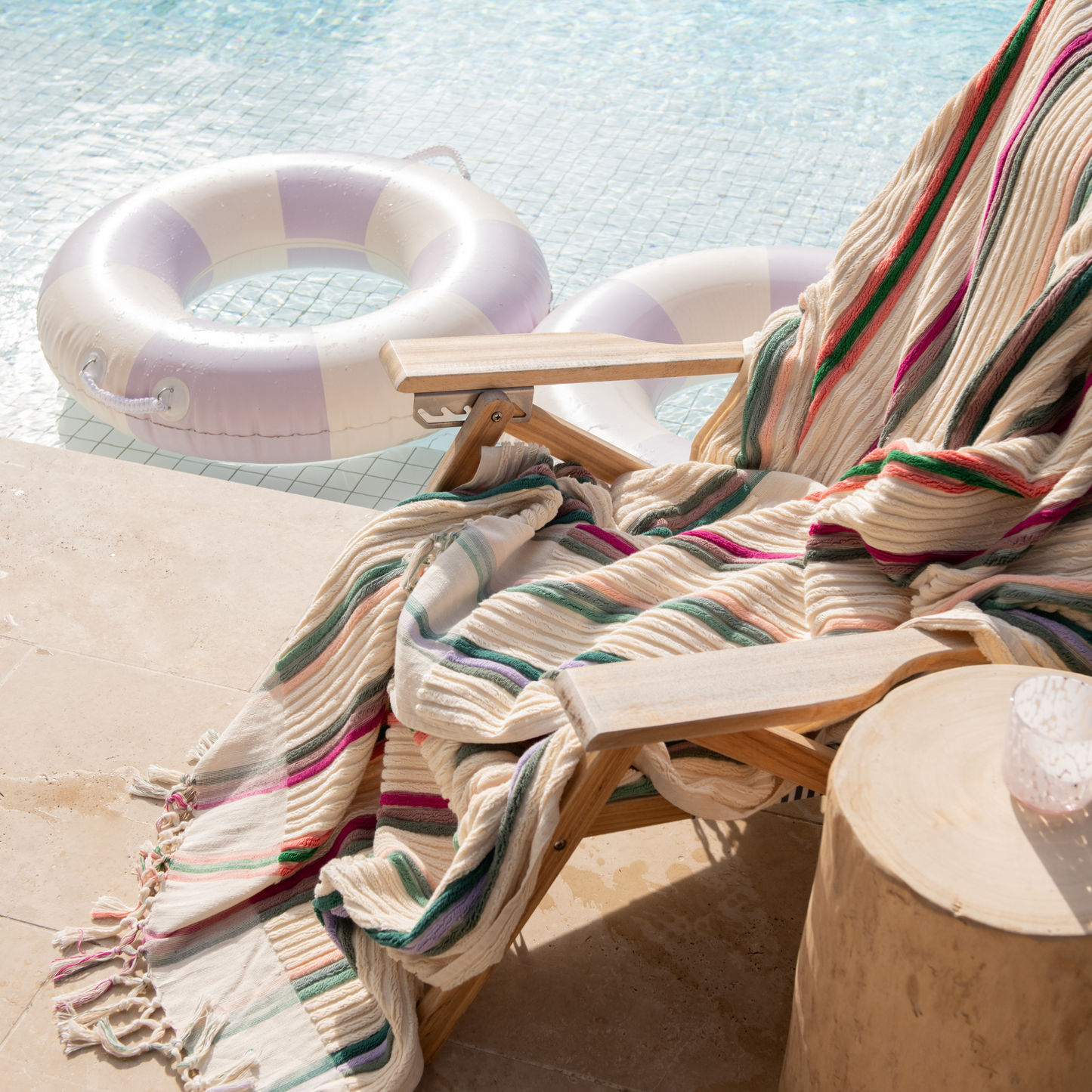 Cosmopolitan Large Beach Towel