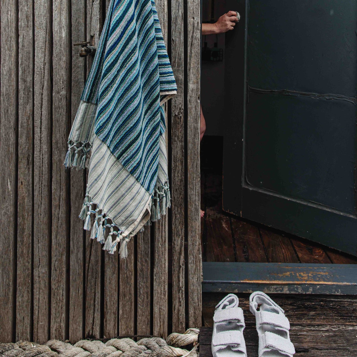 Sea Swept Tide Hand Towel