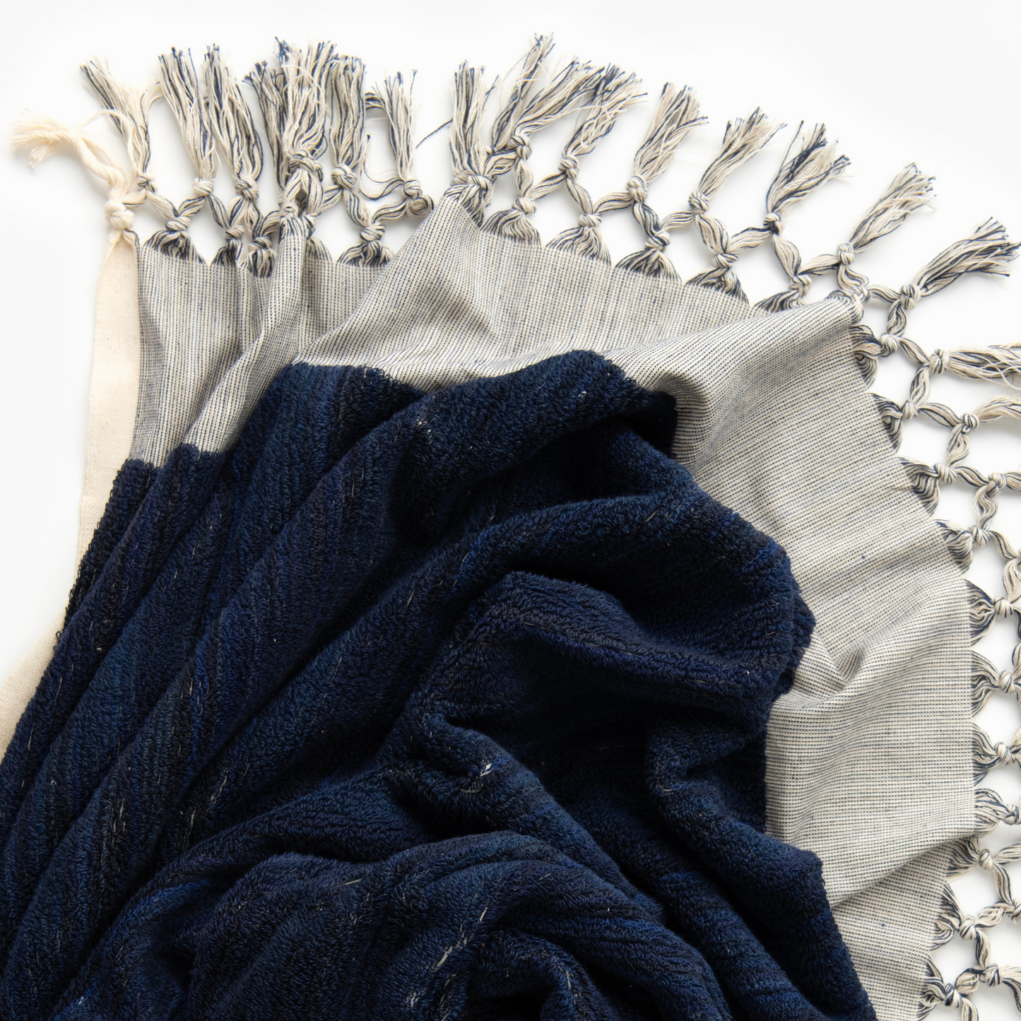 Double Sided Midnight & Sand Bath Towel