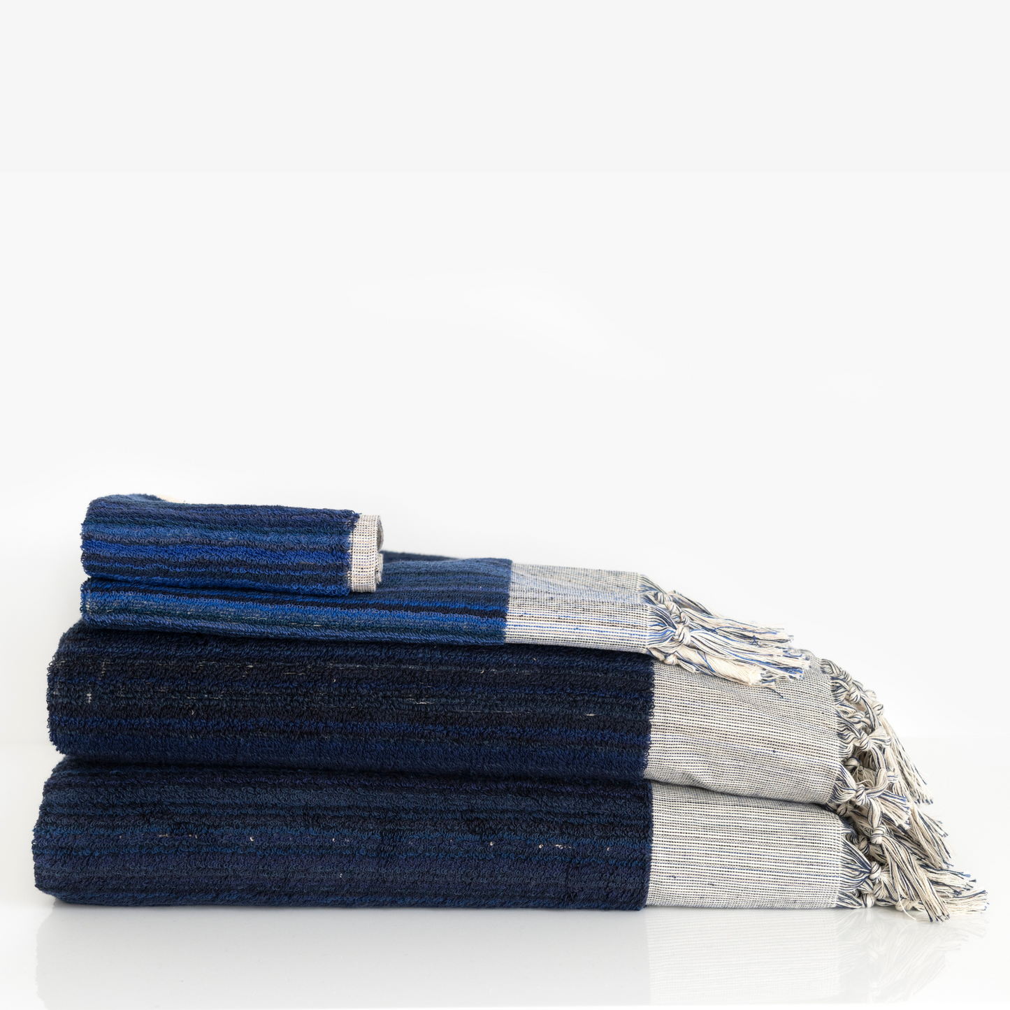 Double Sided Midnight & Sand Bath Towel