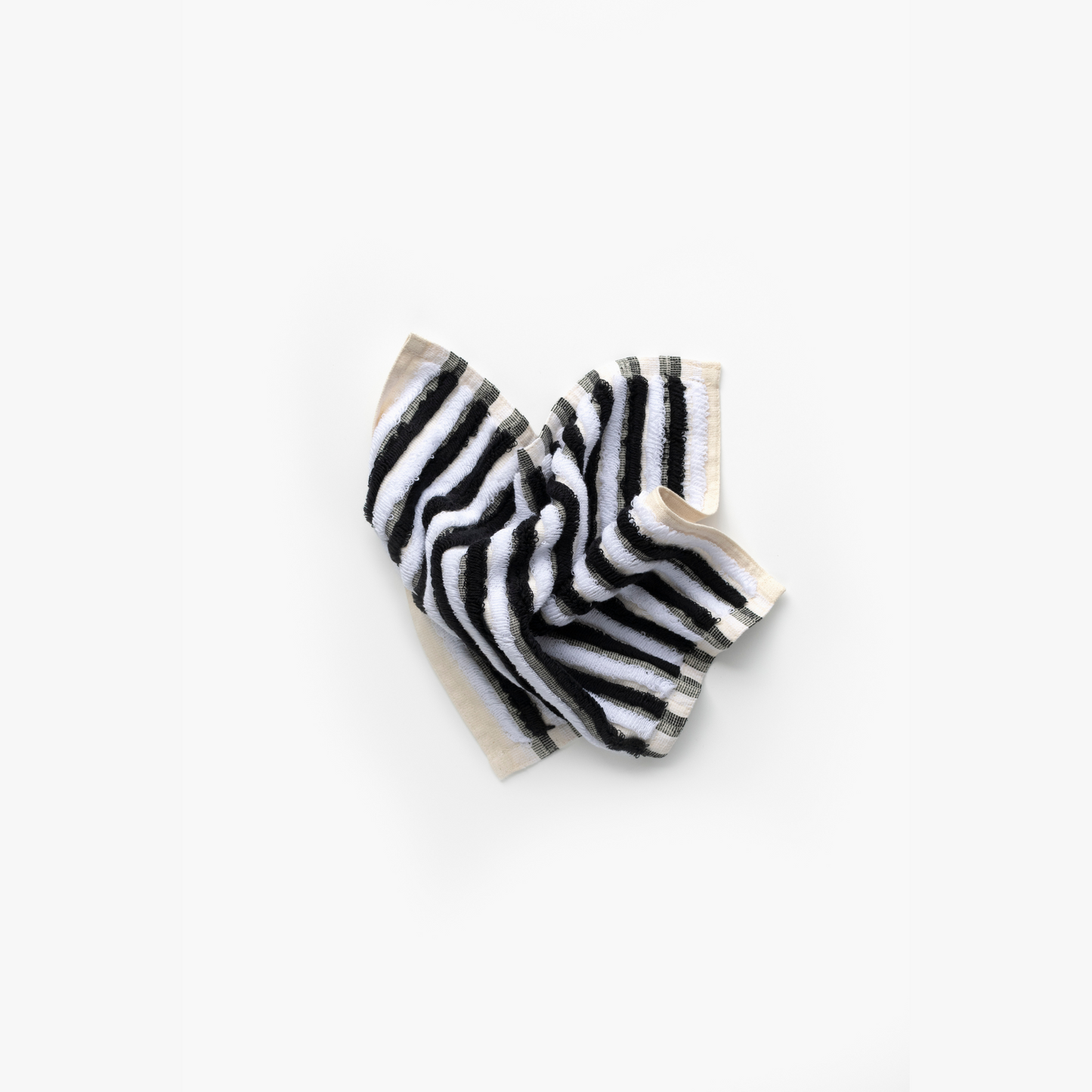 Ink & Sea Salt Stripe Face Towel