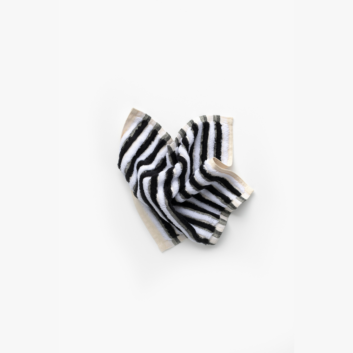 Face Towel, Ink & Sea Salt Stripe