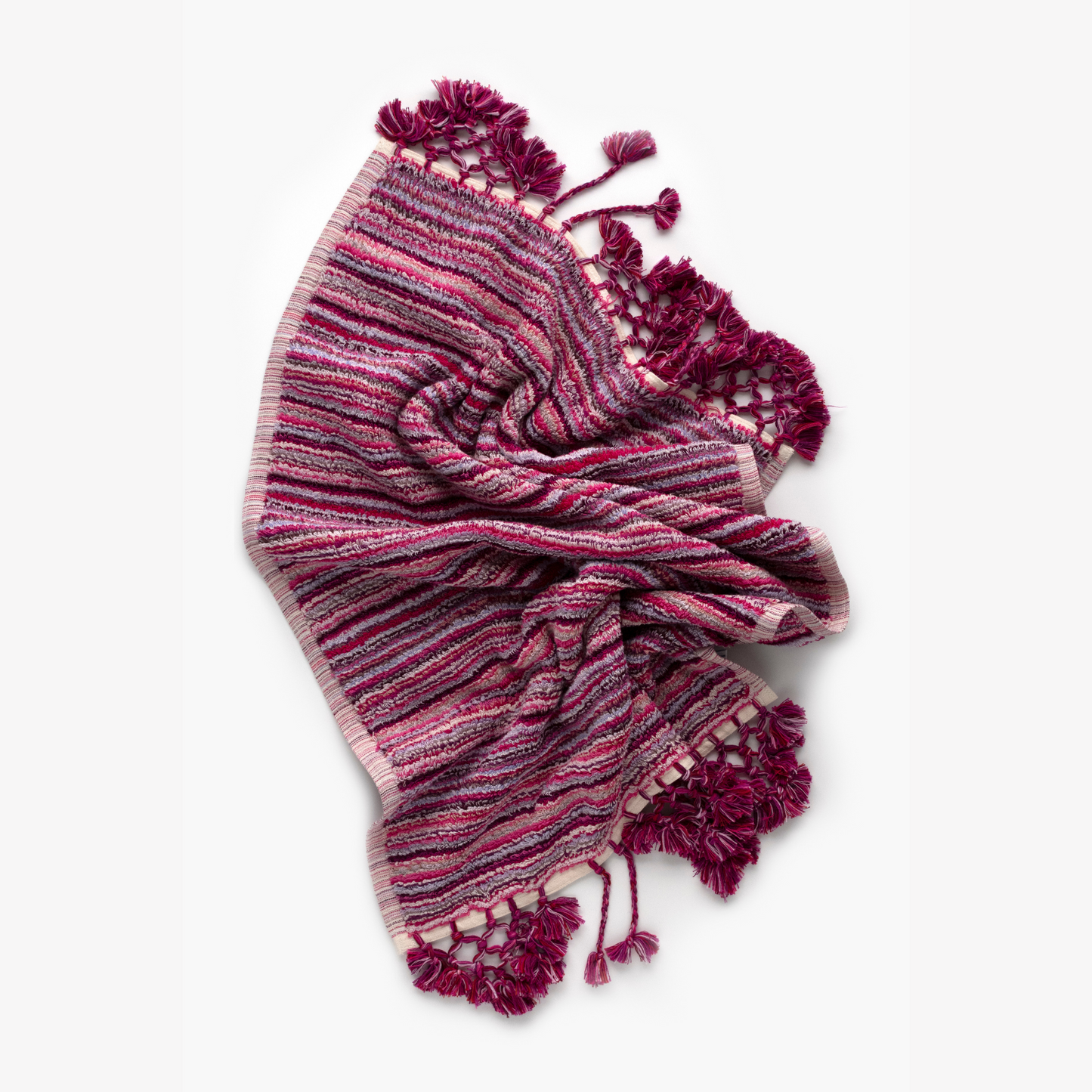 Pomegranate StripeMedium Bath Mat