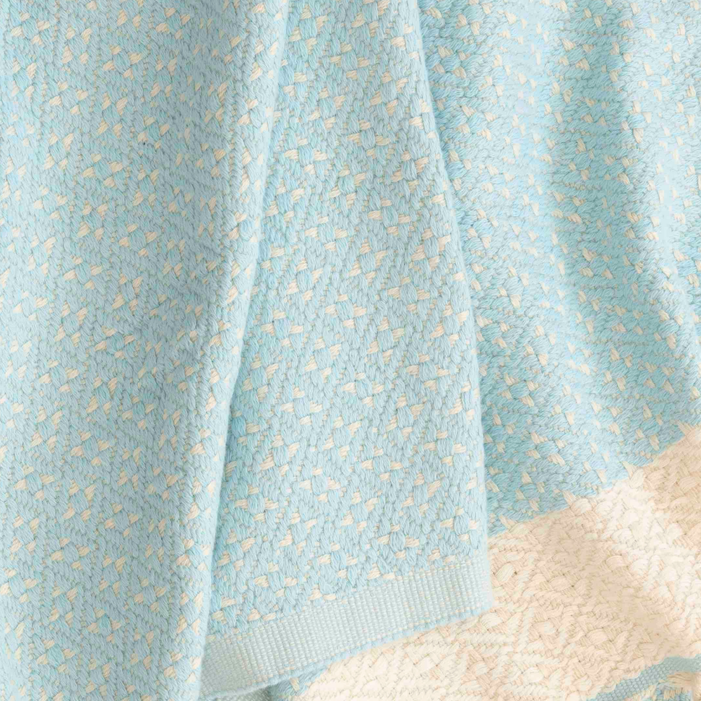 Powder Blue Stars Kitchen Towel
