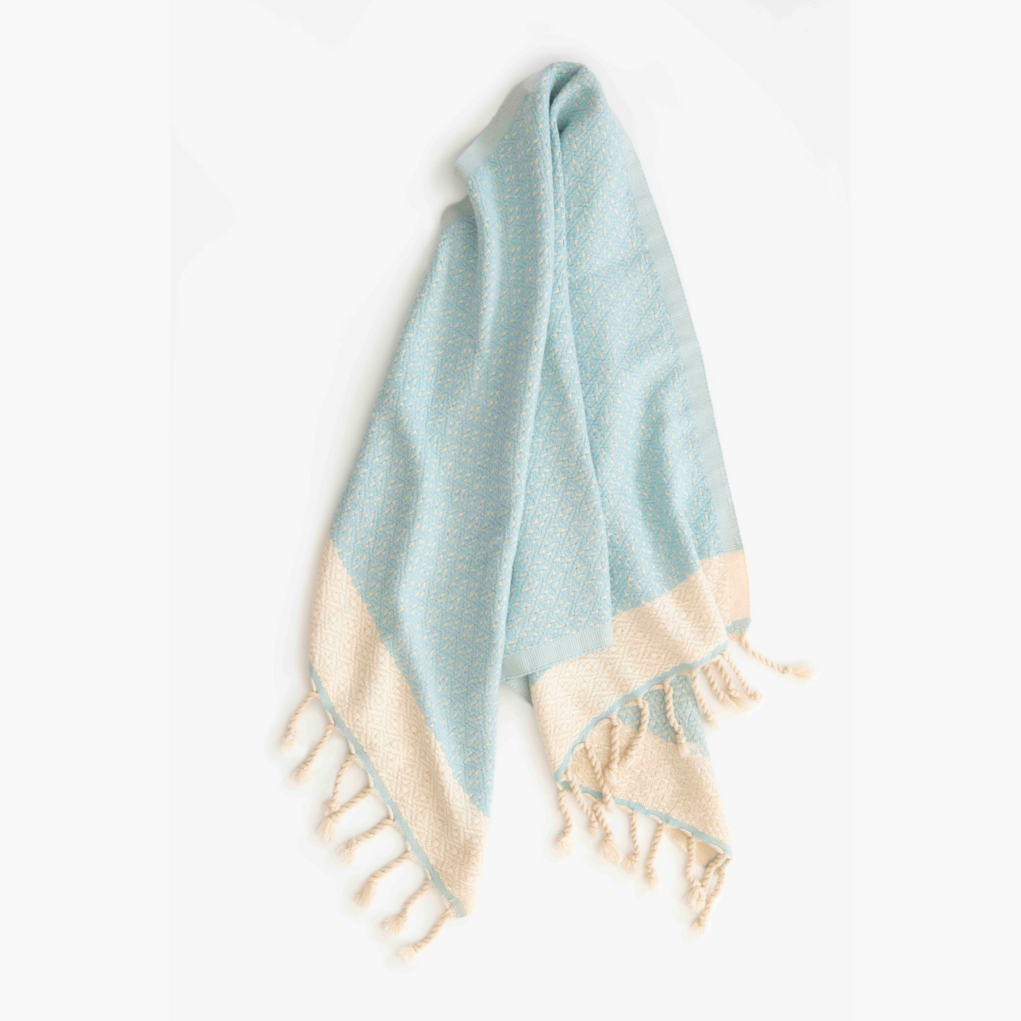 Powder Blue Stars Kitchen Towel