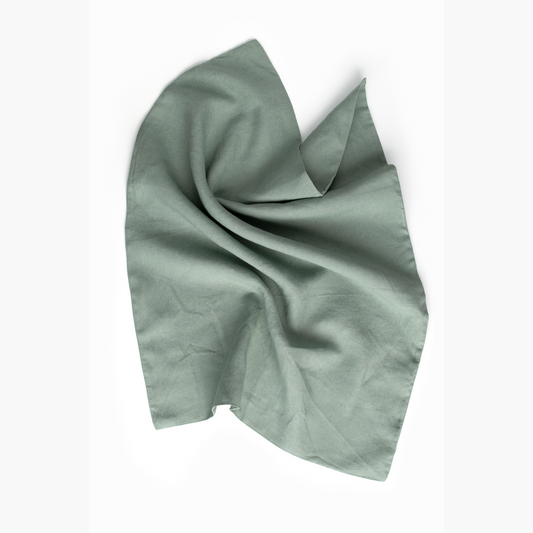 100% Linen Pillowcase Set (of two), Aqua